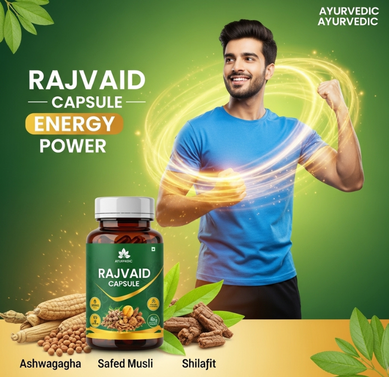 Rajvaid Capsule- Ayurvedic Product To Boost Energy & Power