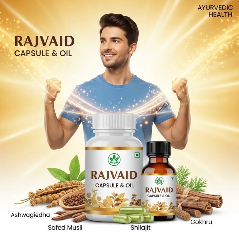 Rajvaid  Capsule & Oil- Medicine For Improving Men's Health