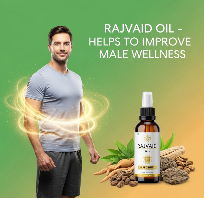 Rajvaid  Oil- Helps to Improve Male Wellness