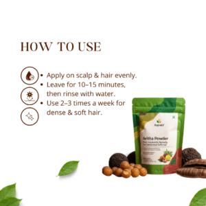 Rajvaid Aritha Powder- Best Ayurvedic Remedy For Dense And Soft Hair - Image 3