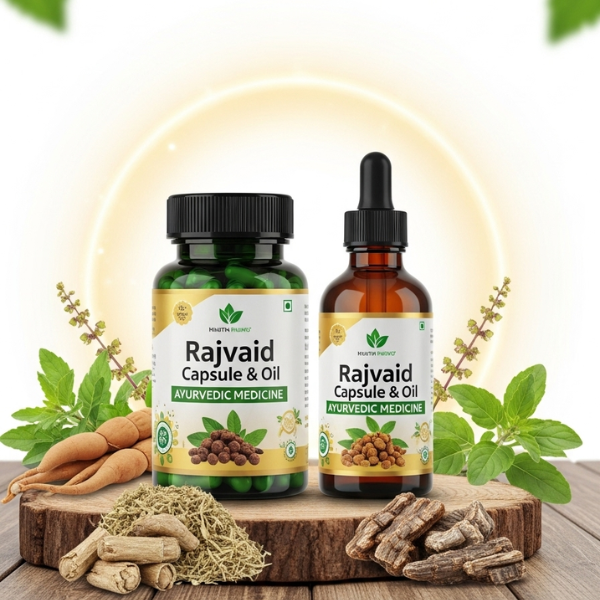 Rajvaid Capsule & Oil- Medicine For Improving Men's Health - Image 2
