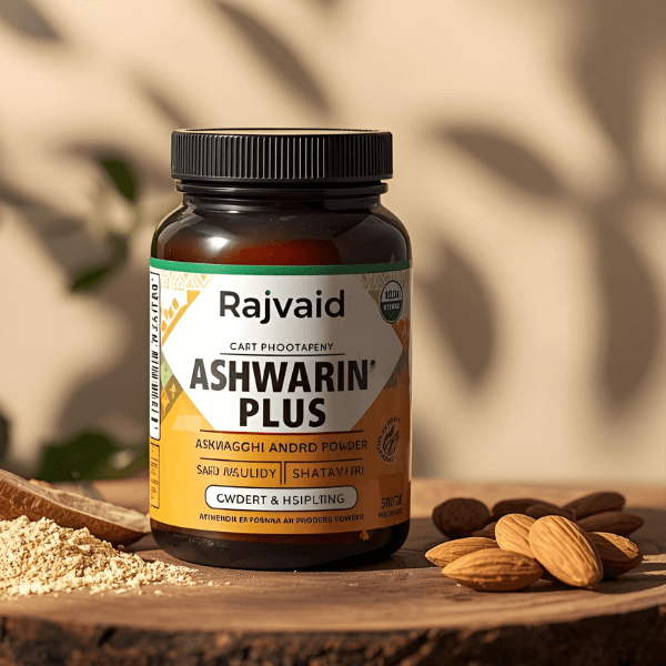 Rajvaid Ashwarin Plus Powder- Ayurvedic Weight & Muscle Gain Powder - Image 2