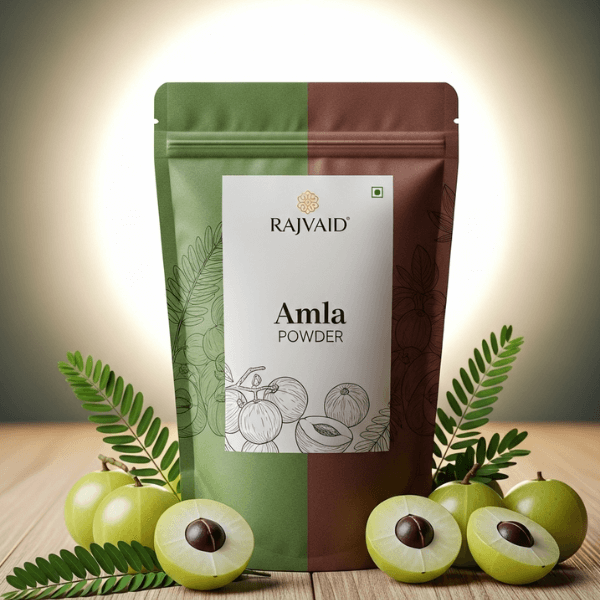 Rajvaid Amla Powder- For Wrinkle Free Skin And Shining Hair - Image 2