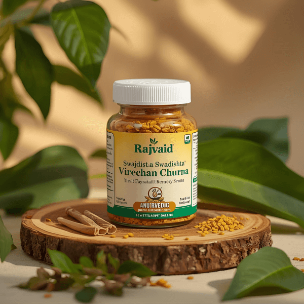 Rajvaid Swadishta Virechan Churna- Ayurvedic Formula That Stimulates Bowel Movements - Image 2