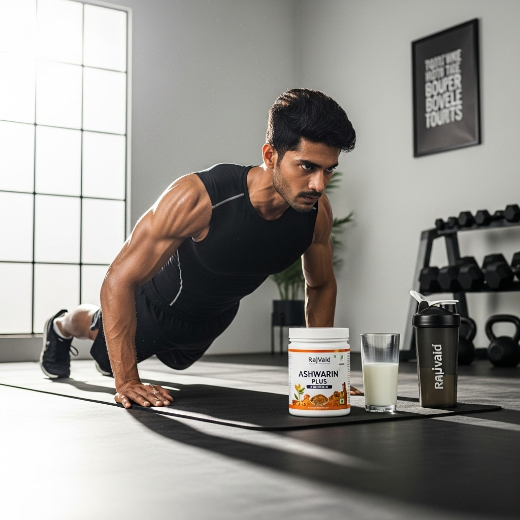 Rajvaid Ashwarin Plus Powder- Ayurvedic Weight & Muscle Gain Powder