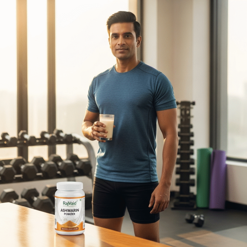 Rajvaid Ashwarin Powder- Ayurvedic Weight Gain Powder For Men