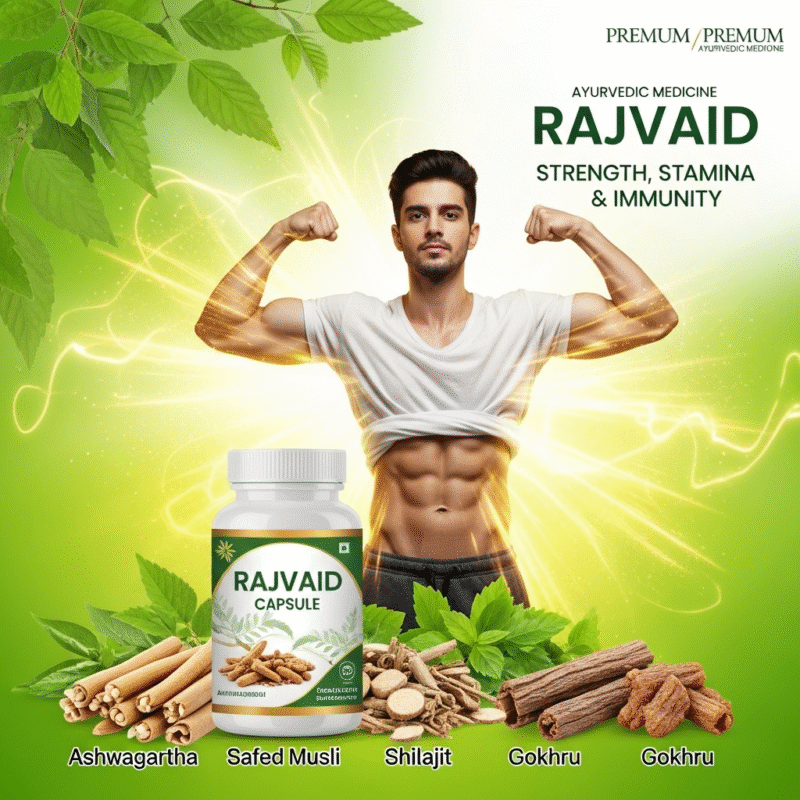Rajvaid capsule-ayurvedic-medicine-for-strength-stamina-immunity