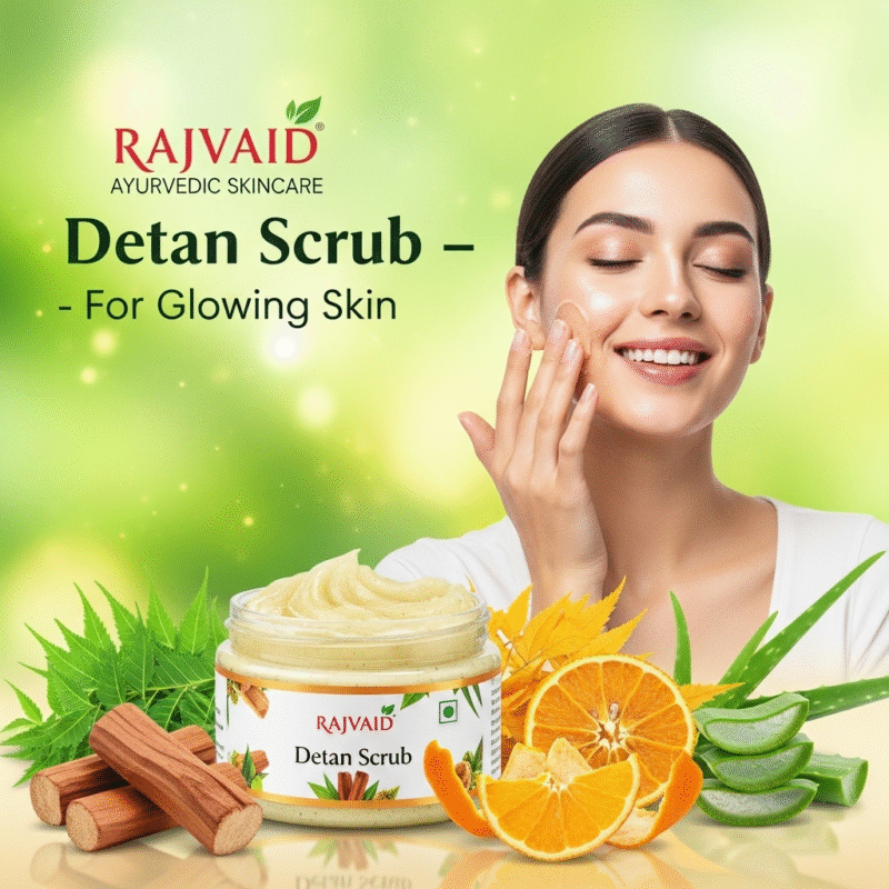 Rajvaid Detan Scrub For Glowing Skin