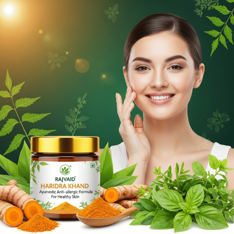 Rajvaid Haridra Khand- Ayurvedic Anti-allergic Formula For Healthy Skin