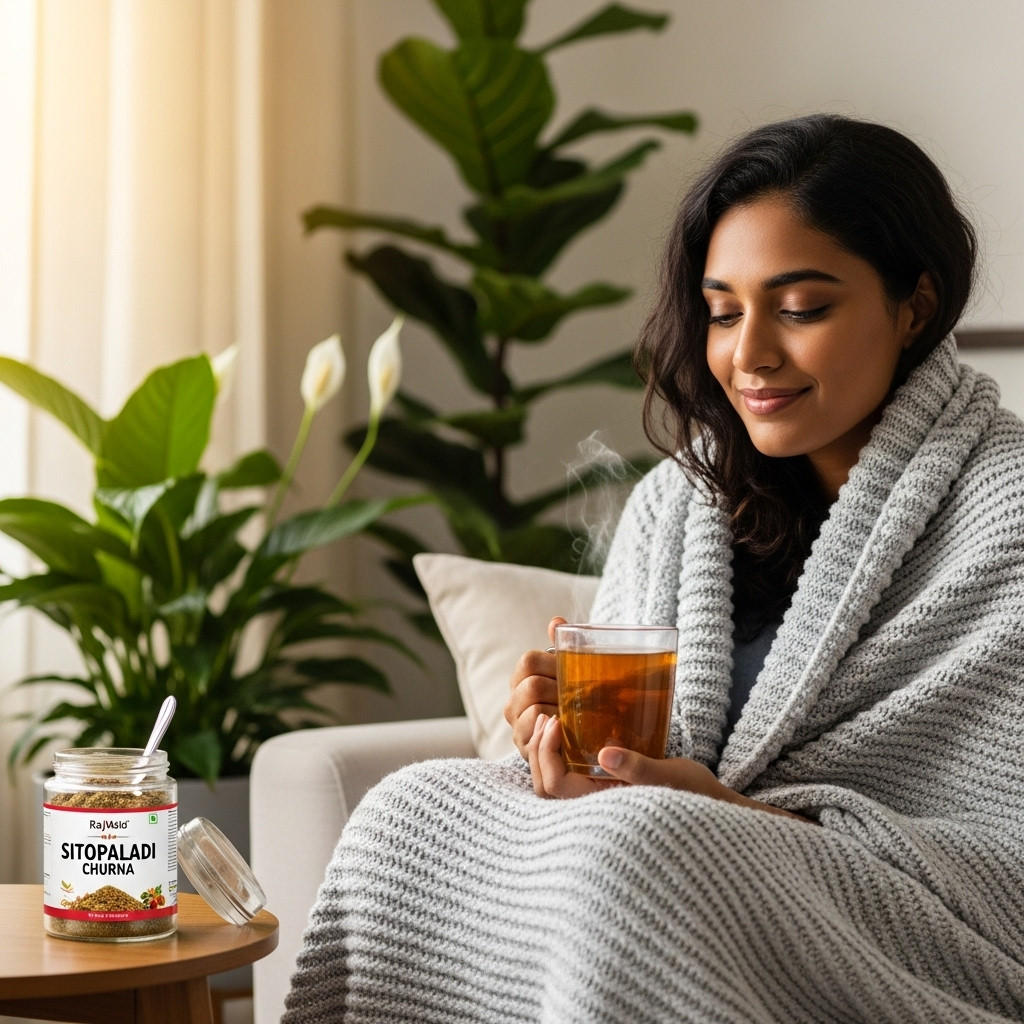 Rajvaid Sitopaladi Churna- Best Ayurvedic Solution Of Cold And Cough Problems